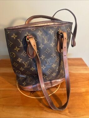 Louis Vuitton Mini Bucket LV Monogram Bag.
